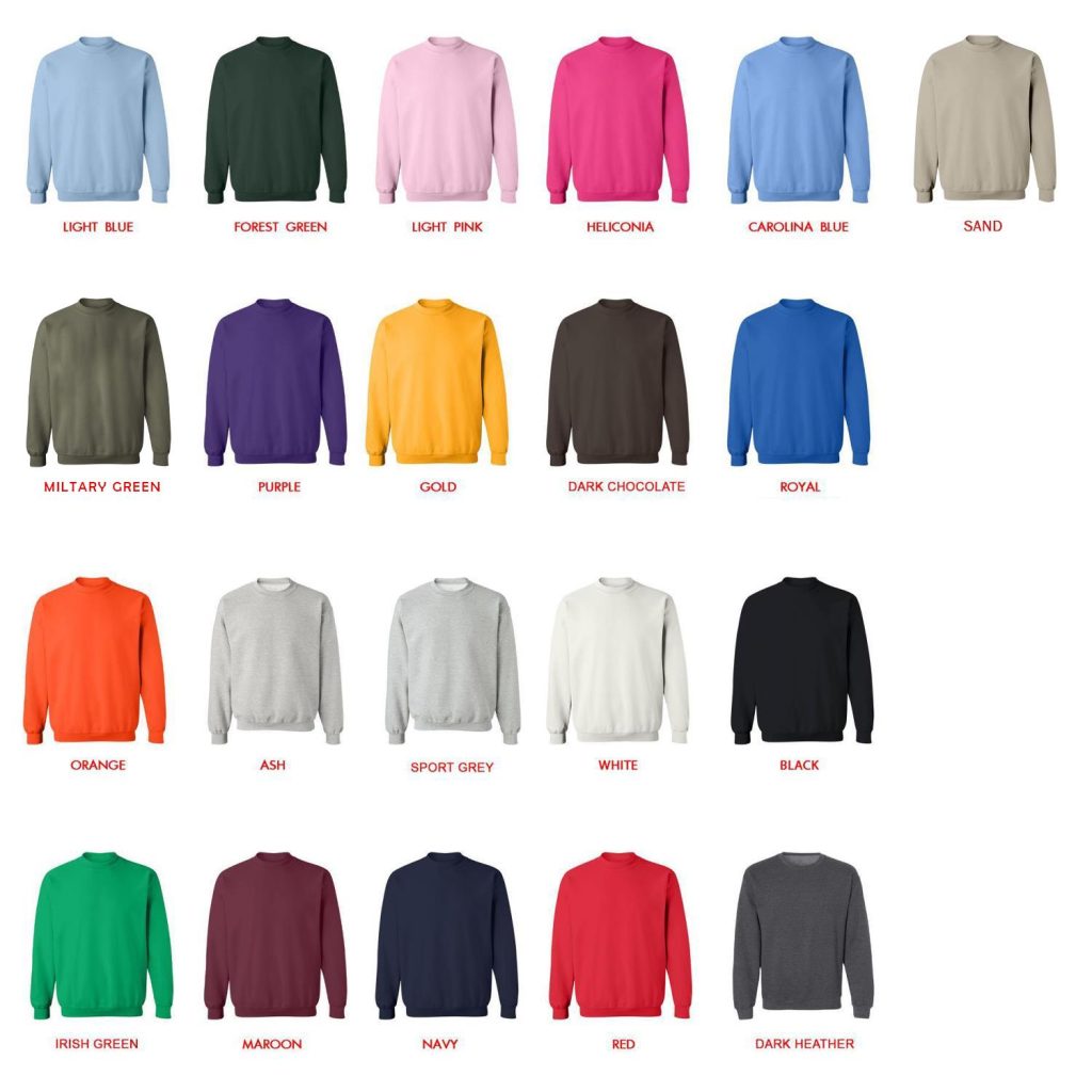 sweatshirt color chart - Dorohedoro Merch